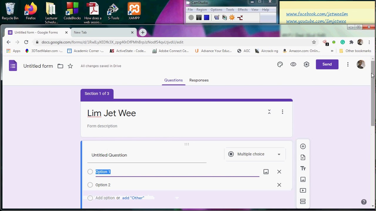 Google Form - Branching to Different Section Based on Option Selected
