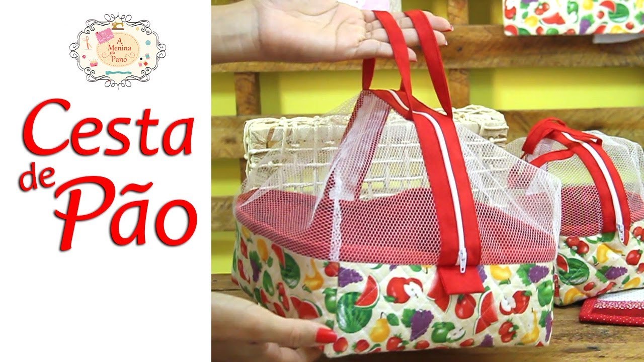 CESTA DE PÃO EXCLUSIVA - A Menina do Pano