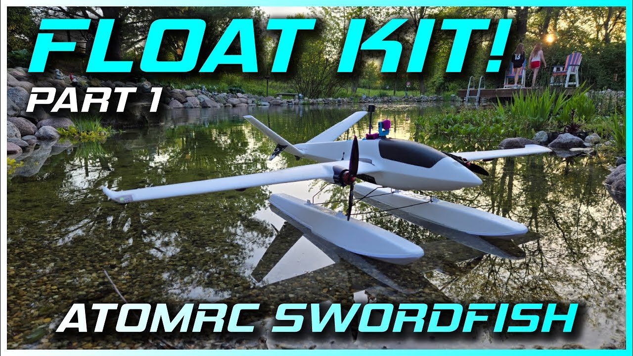 ATOMRC SWORDFISH FLOAT KIT! - FPV WATER STYLE