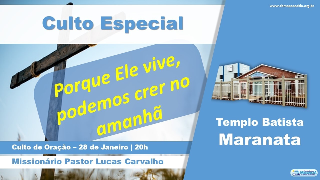 Culto Especial - Pastor Lucas Carvalho | Culto de Ora&ccedil;&atilde;o - 28/01/2026