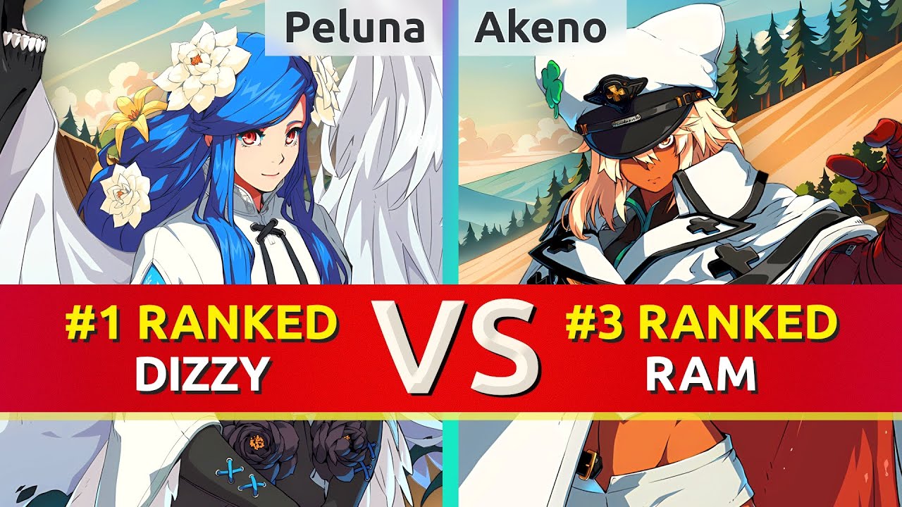 GGST ▰ Peluna (#1 Ranked Dizzy) vs Akeno (#3 Ranked Ramlethal). High Level Gameplay