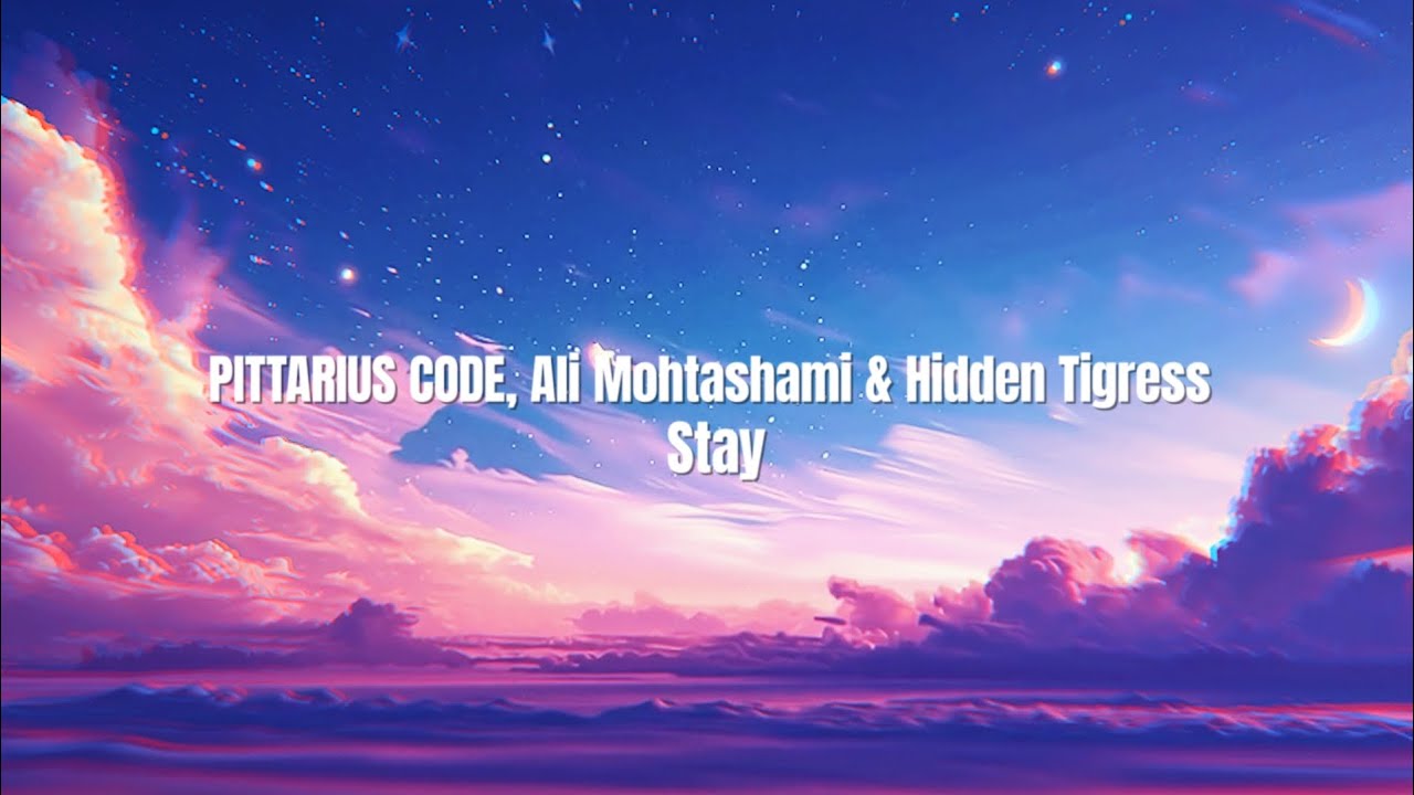 Pittarius Code,  Ali Mohtashami & Hidden Tigress - Stay [Official Lyric Video]