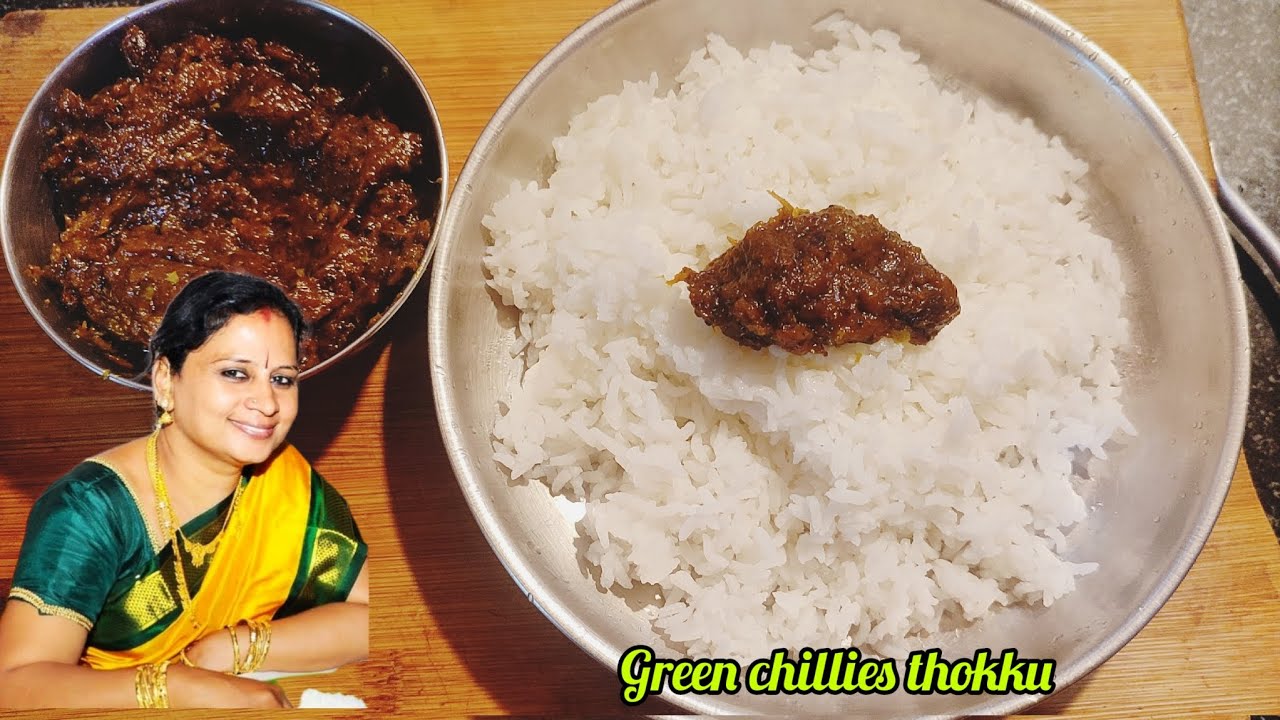 @DhinamumManamum உடனடி பச்சை மிளகாய் தொக்கு|Instant Green chillies Pickle/Thokku recipe in tamil👌