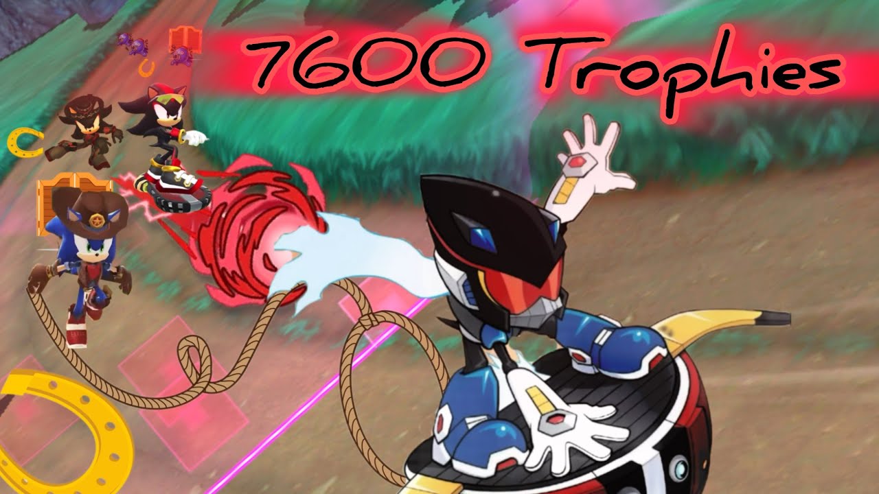 Sonic Forces Speed Battle: 7600 Trophies with Phantom Rider & Season Highlights
