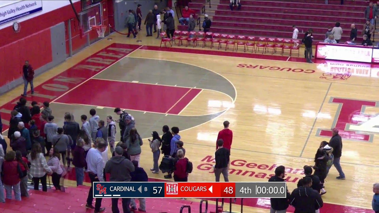 Hazleton Area Cougars vs Spring Mills Cardinals Varsity Basketball