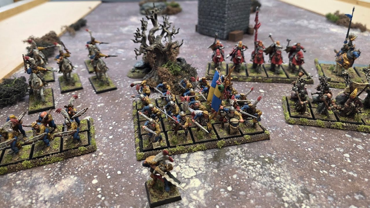 750 pts Warriors of Chaos vs Empire of Man: Warhammer Old World Battlemarch Battle Report