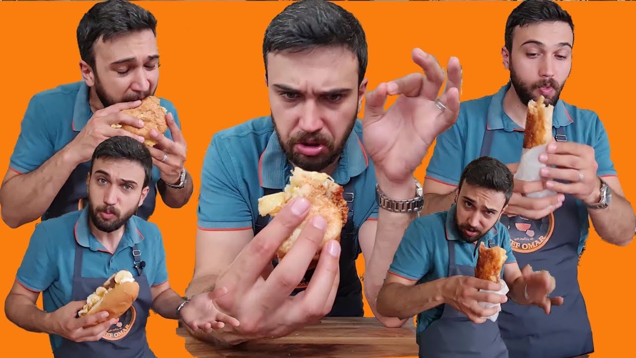 شيف عمر | أقوى خمس سندويشات عند الشيف عمر | ذكرياتي مع كل سندويشة 😂😅