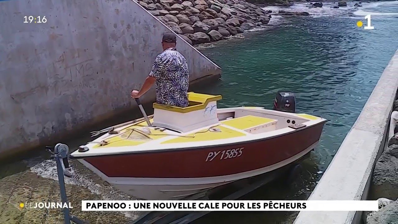 Nouveau quai à Papeno'o : les pêcheurs peuvent enfin se mettre à l'eau !