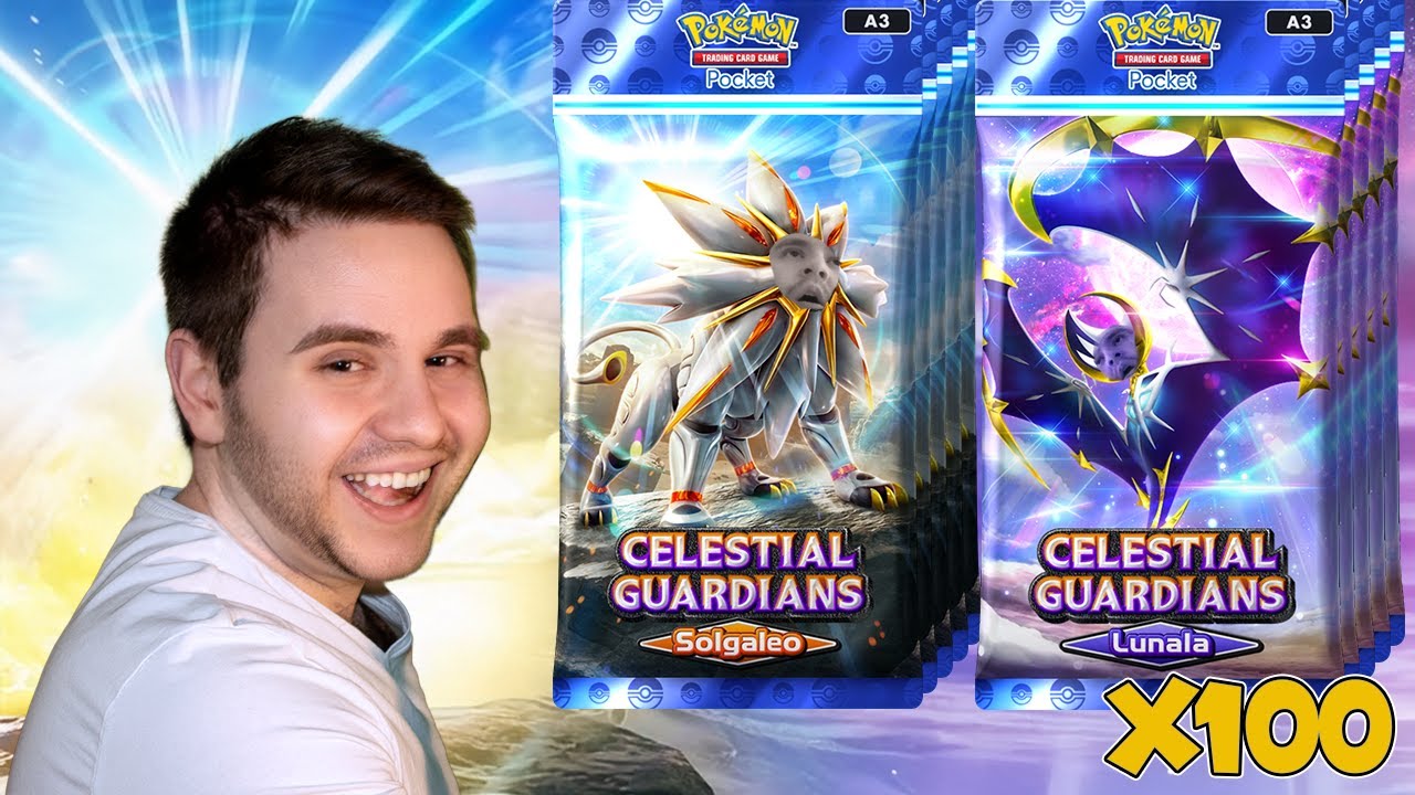 Opening 100 Celestial Guardians Packs in Pokémon TCG Pocket