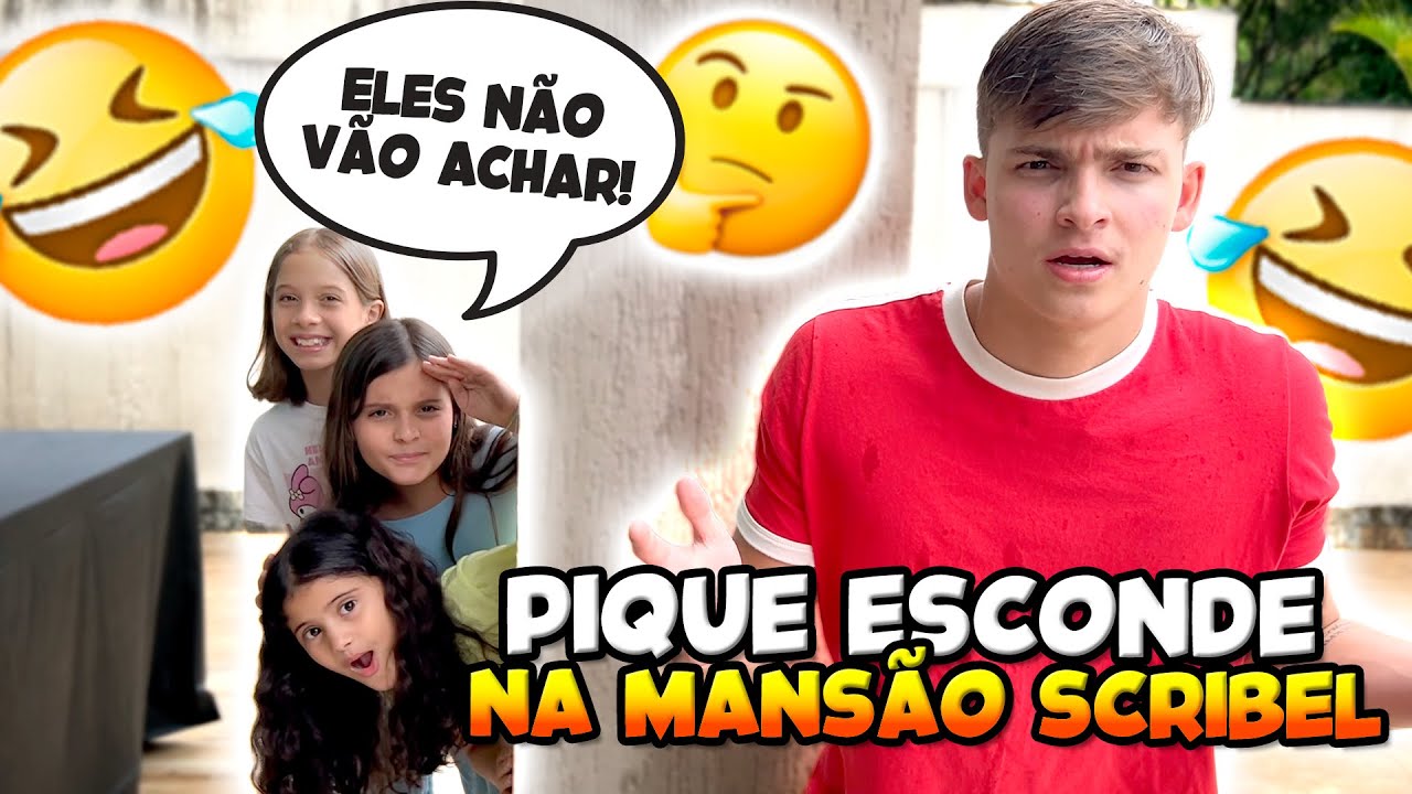 DESAFIO DO PIQUE ESCONDE NA MANSÃO SCRIBEL • Helena Vidal •