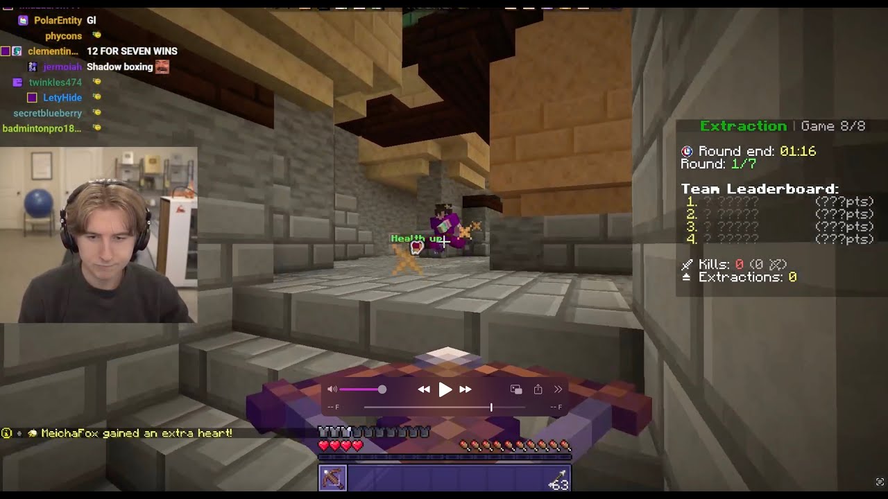 Purpled Block Wars Brawl with ‪ghostiefruit‬, ‪SpeedSilver‬, ‪GEEGA‬ and MeichaFox‬