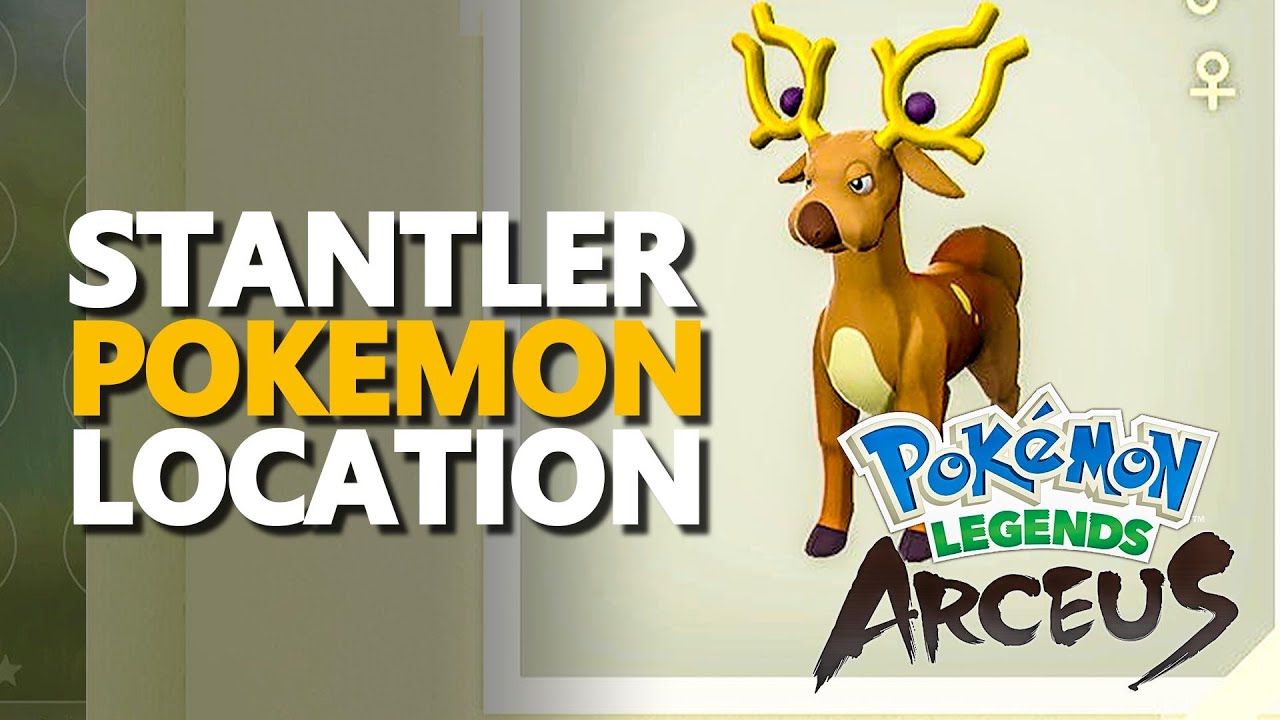 Stantler Pokemon Legends Arceus Location