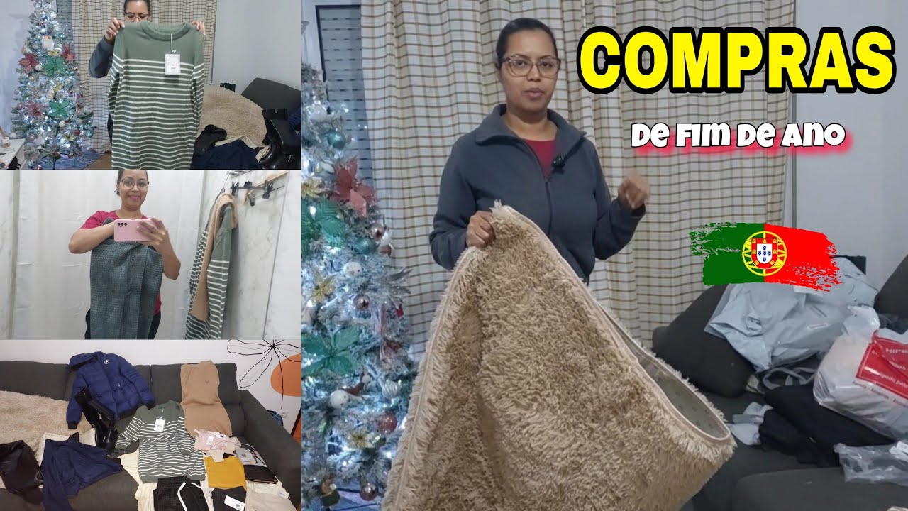 MINHAS COMPRAS DE FIM DE ANO, AQUI EM PORTUGAL 🇵🇹 /Lili Barreto