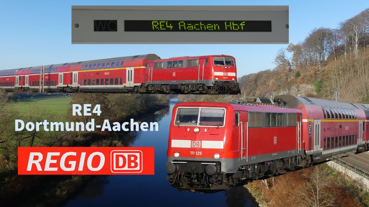 Mit der BR 111 auf dem RE4 "Wupper-Express" quer durch NRW