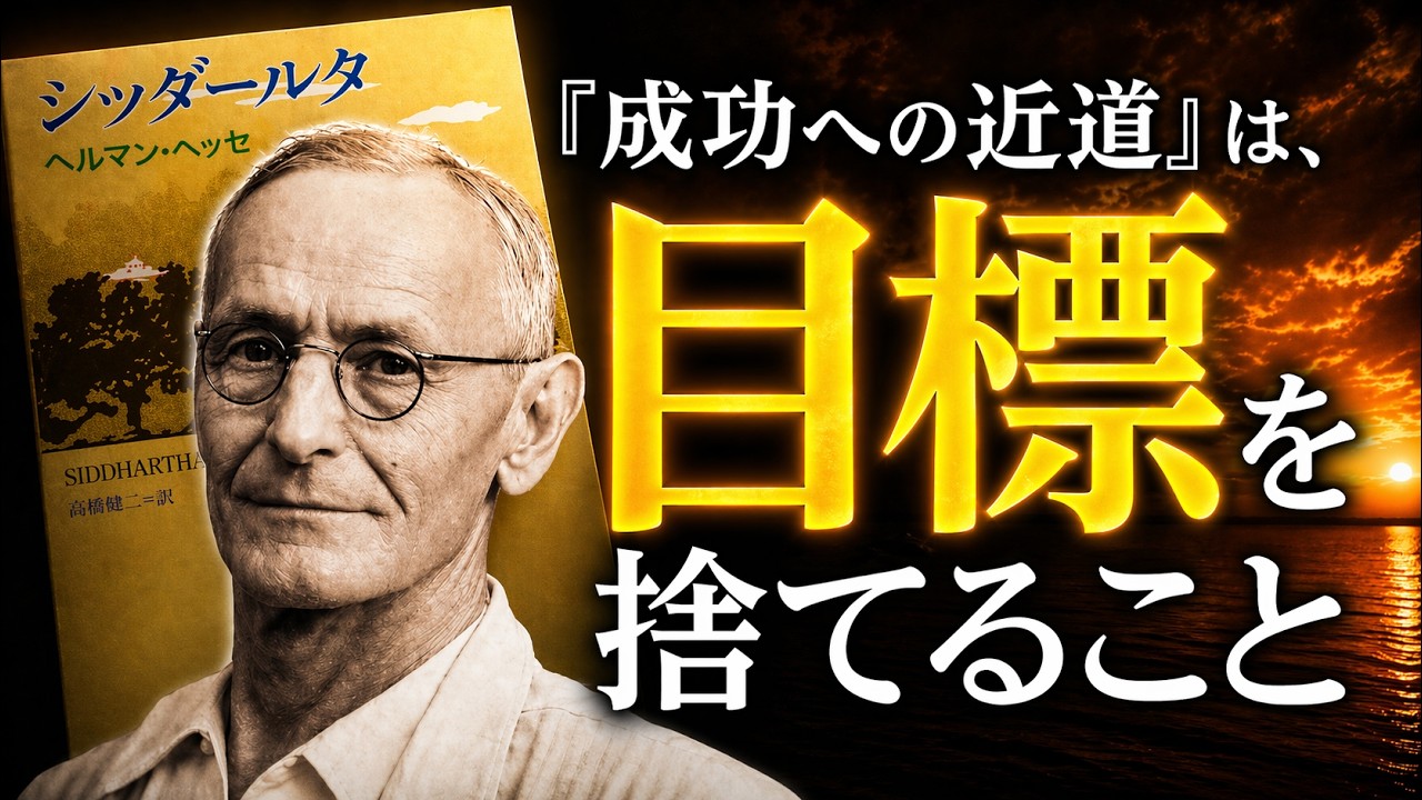 【名著】シッダールタ｜ヘッセ　「全部捨てる」から、はじめよ。お金・人間関係・健康――「何もうまくいかない」から抜け出す、川の思想