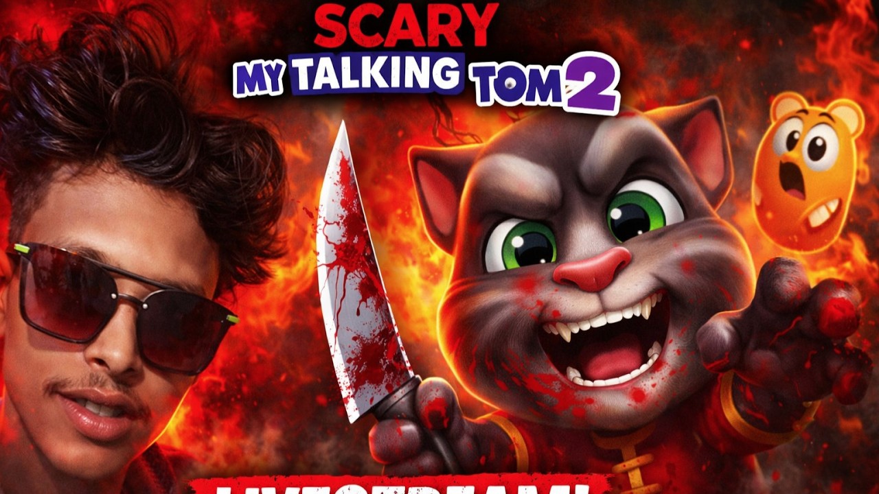 👉SCARY My Talking Tom 2 Live 🔥Extreme Challenge Gameplay |💀Hindi Live Stream India 2026👻🔥