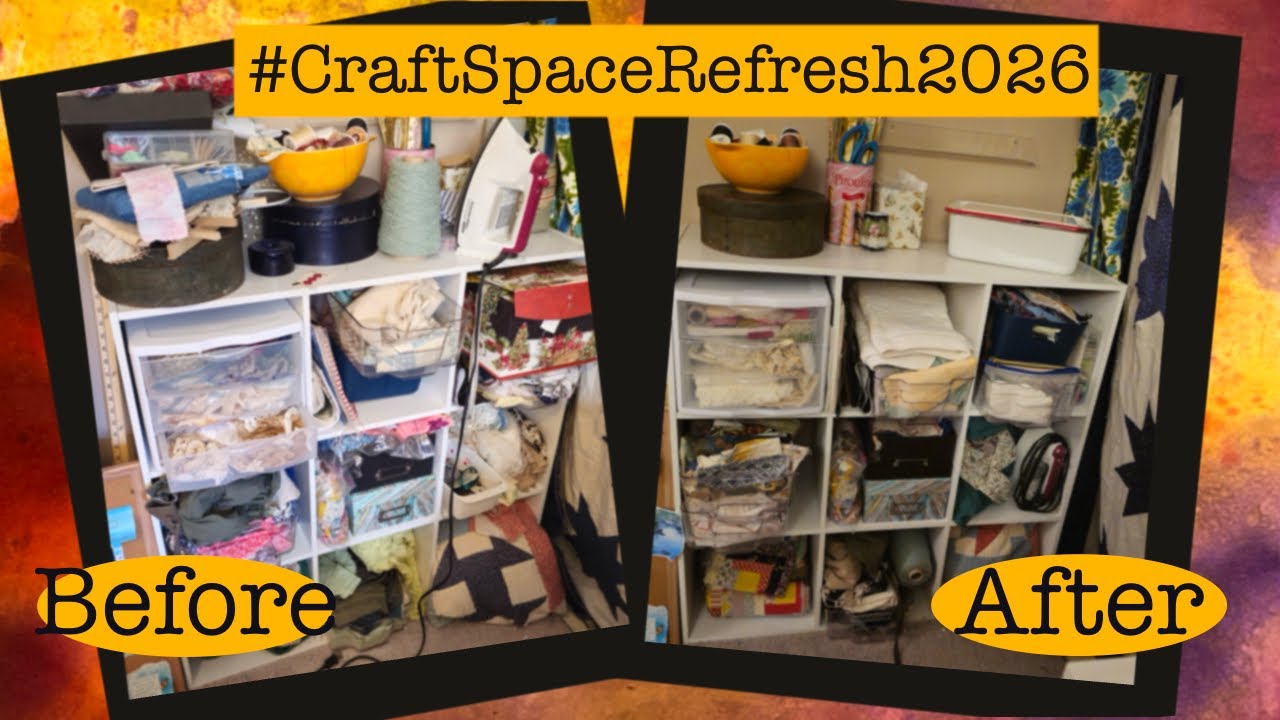 Week 3: contain your stash ##craftspacerefresh2026 