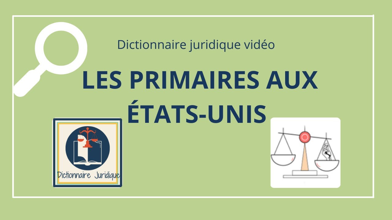 PRIMAIRES aux États-Unis 🇺🇲🔤