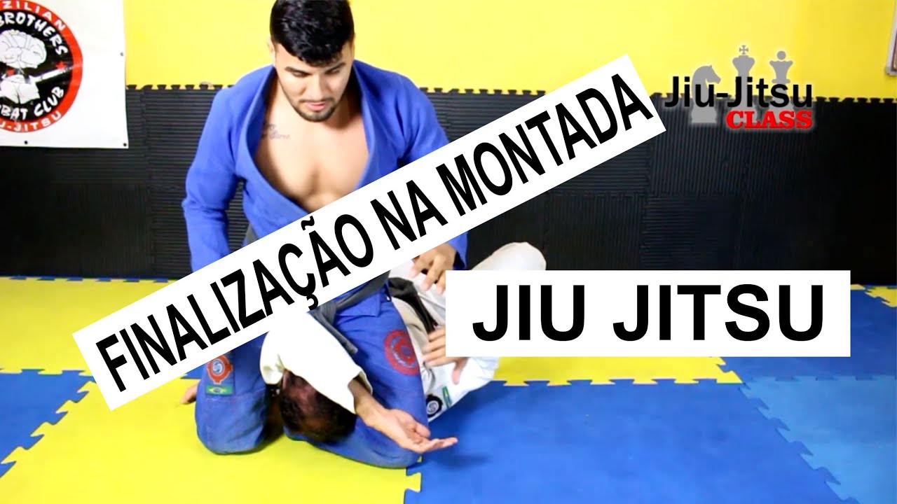 Jiu Jitsu - finalização na montada com triângulo
