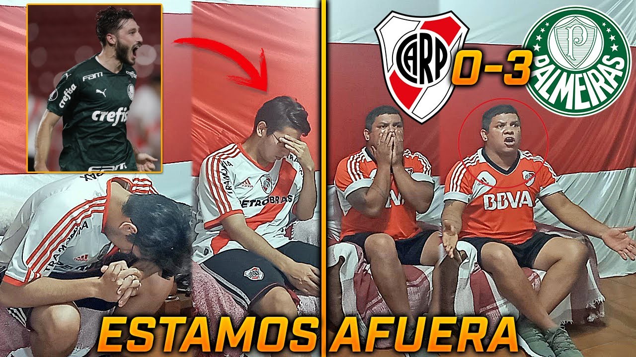REACCIONES de Hinchas de RIVER | River 0 Palmeiras 3 | Semifinal IDA - Copa Libertadores 2020