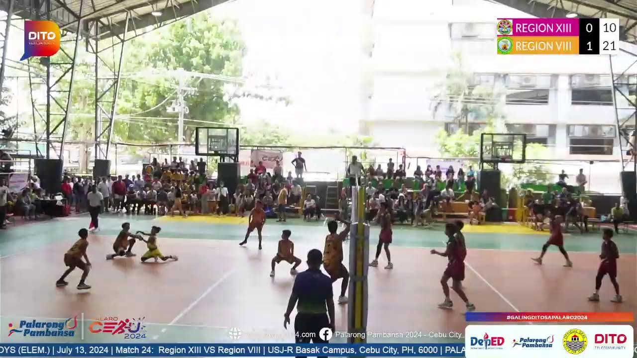 Palarong Pambansa 2024 - Volleyball Boys (Elem.) | LIVE | Match 24: Region XIII VS Region VIII