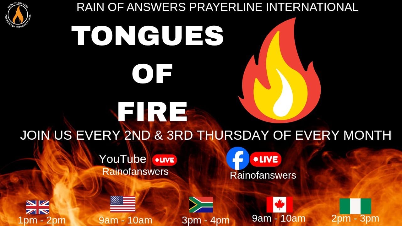 KOINONIA TIME- TONGUES OF FIRE PROPHETIC PRAYER