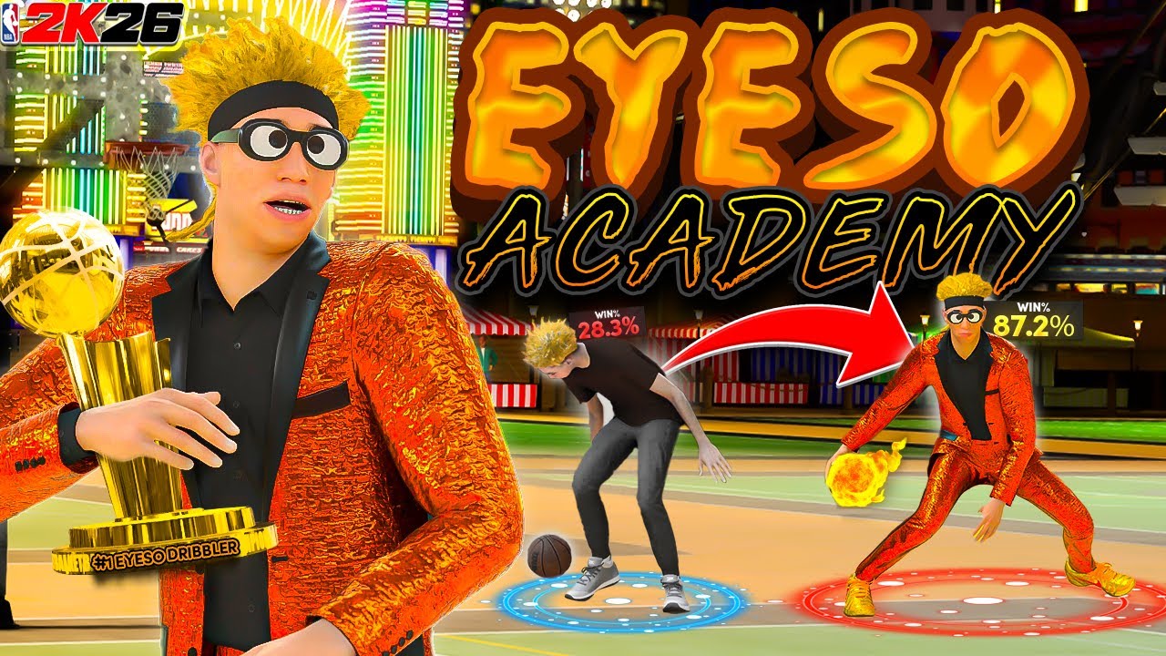 2K26 EYESO ACADEMY! BEST ISO GUARD BUILD - DRIBBLE TUTORIAL + DRIBBLE MOVES + BEST JUMPSHOT & TIPS!!