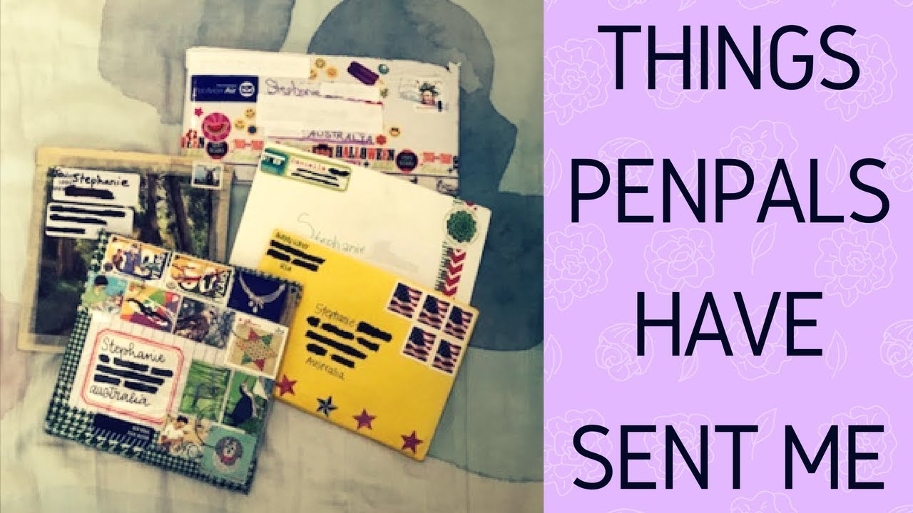 THINGS PENPALS HAVE SENT ME // Sept - Jan 2018
