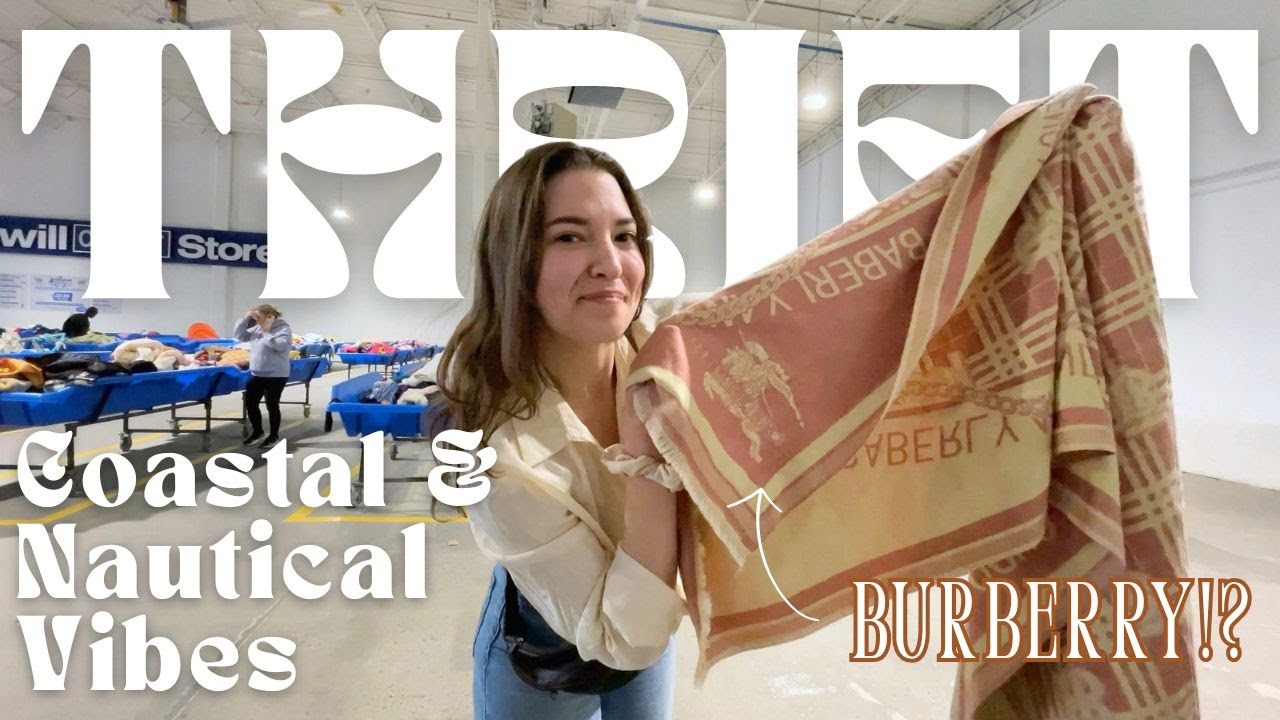 Thrifting at the Goodwill Bins + A BURBERRY SCARF?!