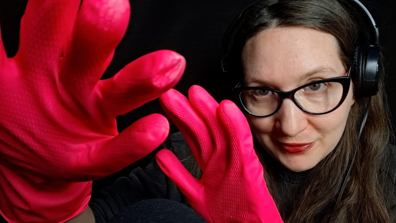 ASMR SPONTEX GLOVES 🧤✨ Hypnotic Visual Triggers & Tingly Sounds
