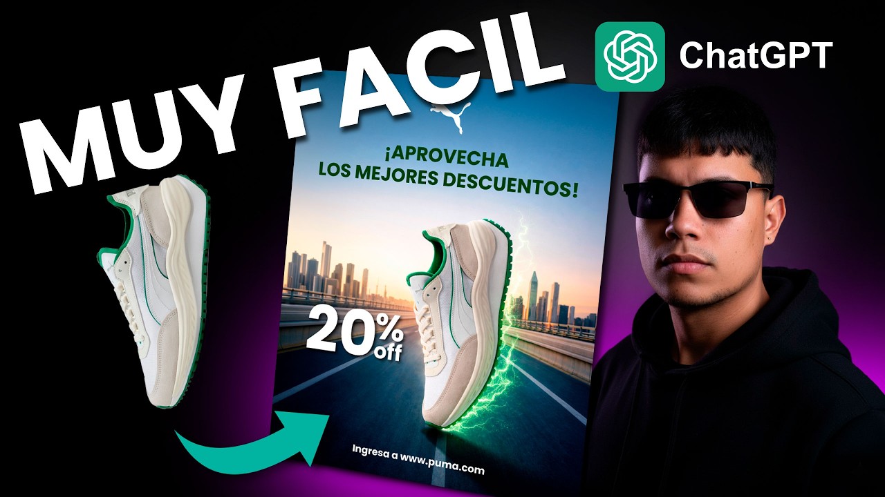 C&oacute;mo Crear un Post Publicitario Impactante con IA, Photoshop e Illustrator