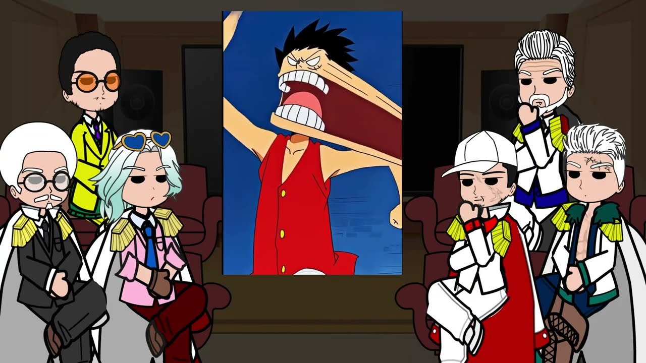 Marines One Piece React To Ep 1140 & Rocks D.Xebec and Joyboy || One Piece React || Gacha Club