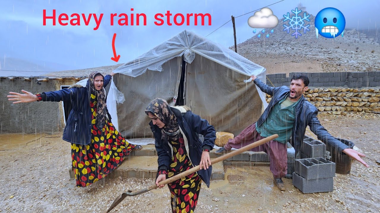 Ruthless rain and danger for the mother's tent; a story of love and resistance
