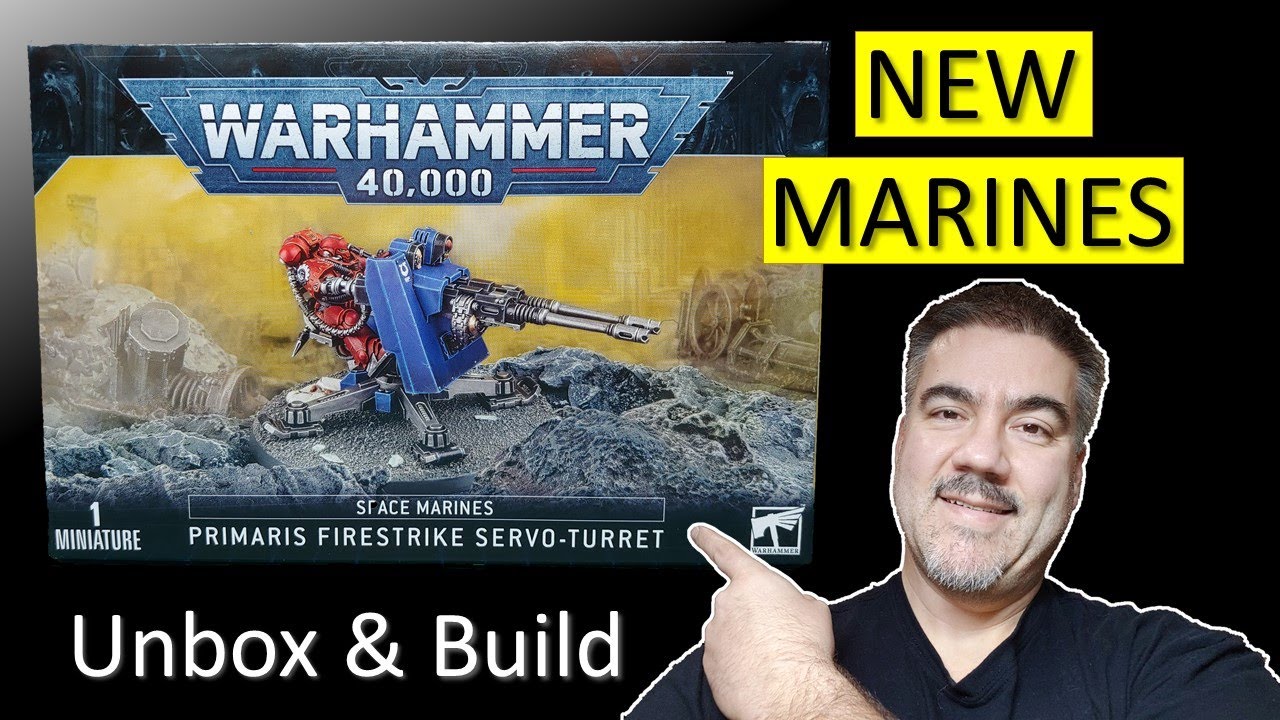 Unboxing NEW Space Marine FIRESTRIKE Servo-Turret | EASY to Build
