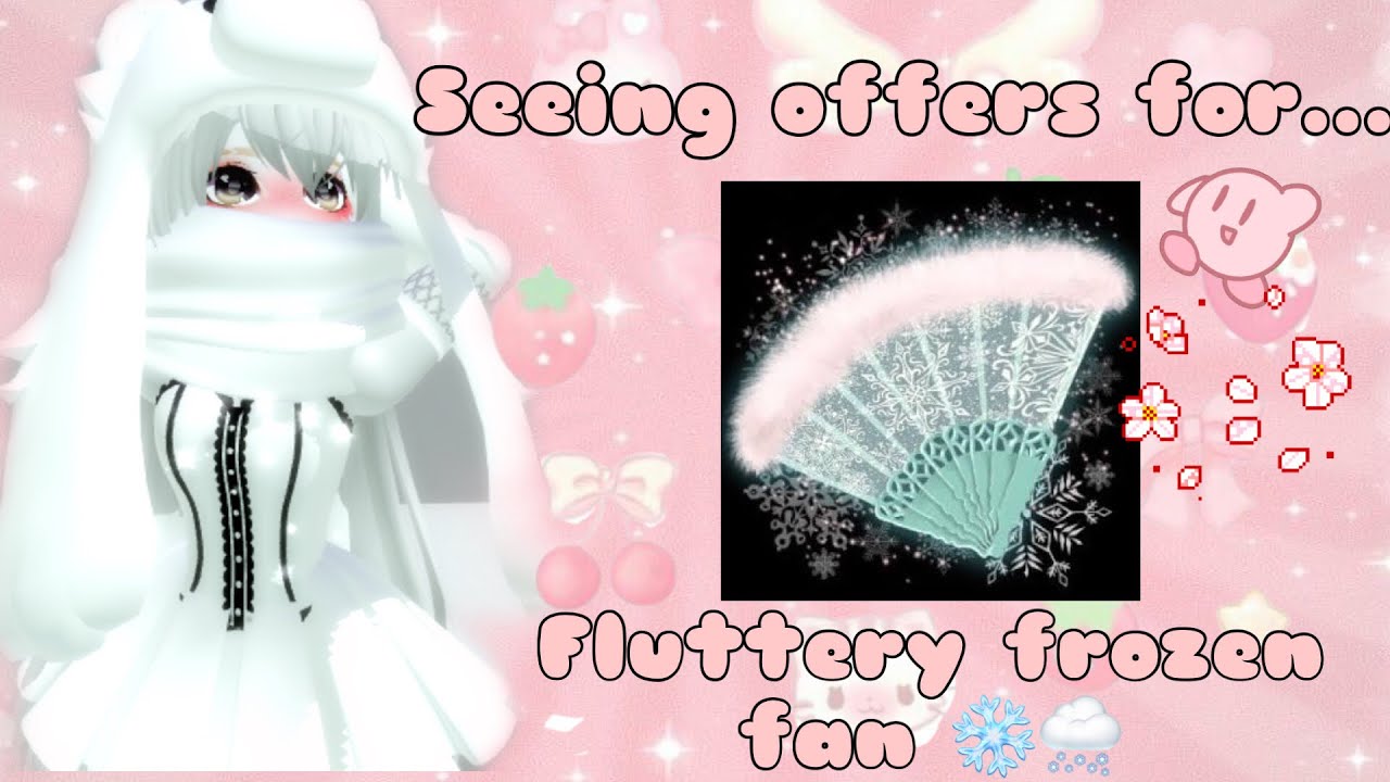 Seeing offers for the fluttery frozen fan ❄️🌨⚡️