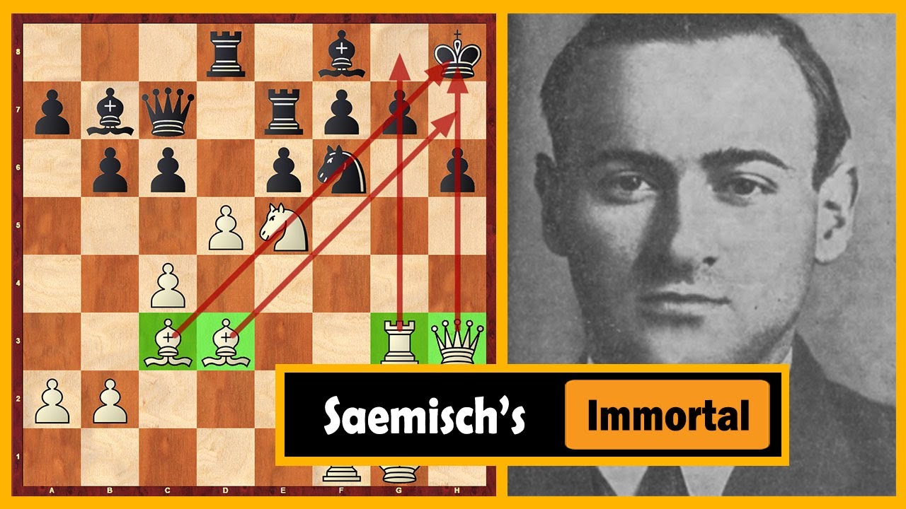 Friedrich Saemisch Plays His Immortal Game