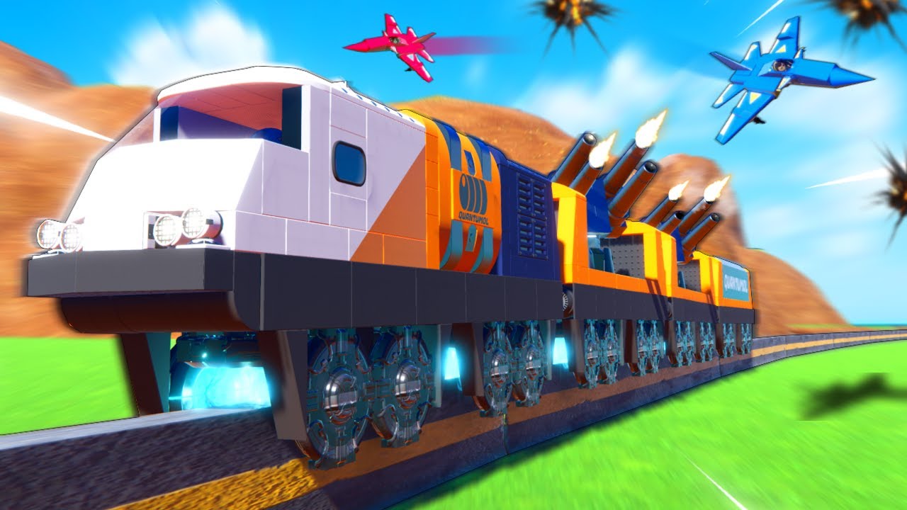 OVERPOWERED Flak Cannon Train против 2 истребителей