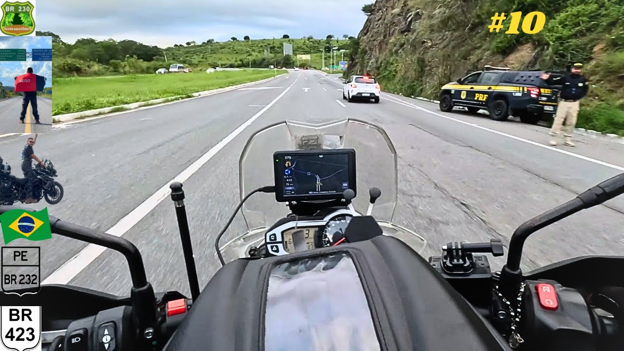 NORDESTE DE MOTO🏍️10/10. CHEGANDO NA PARAIBA , MUITA SEGURANÇA (POLICIA) ULTÍMO EP.  | RECOMENDADO |