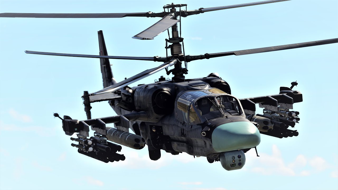 Kamov Ka-52 in Ground Sim Battles (War Thunder)