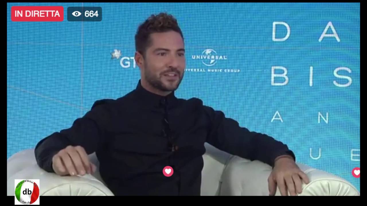 David Bisbal - Intervista in diretta su Fb per il periodico El Pais