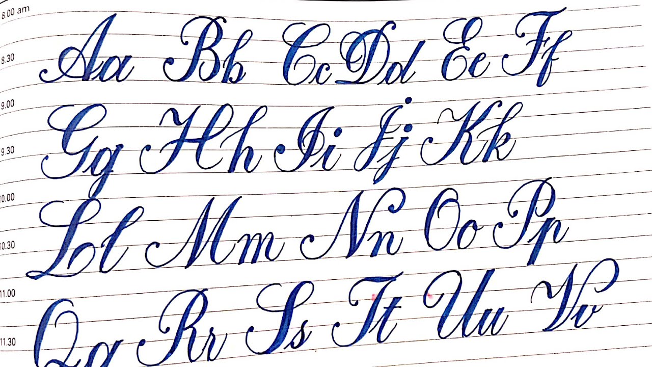 Modern Calligraphy a to z | calligraphy for Beginners✍ Calligraphy Tutorials |Calligraphy