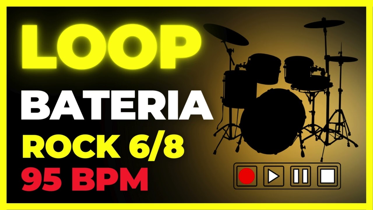 LOOP BATERIA - 6 POR 8  ROCK - 95 BPM