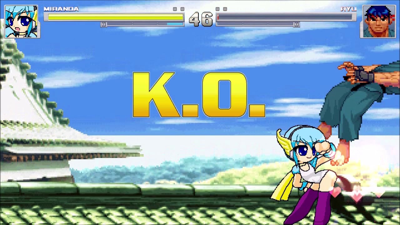 EVE MUGEN HD Miranda Vs Ryu