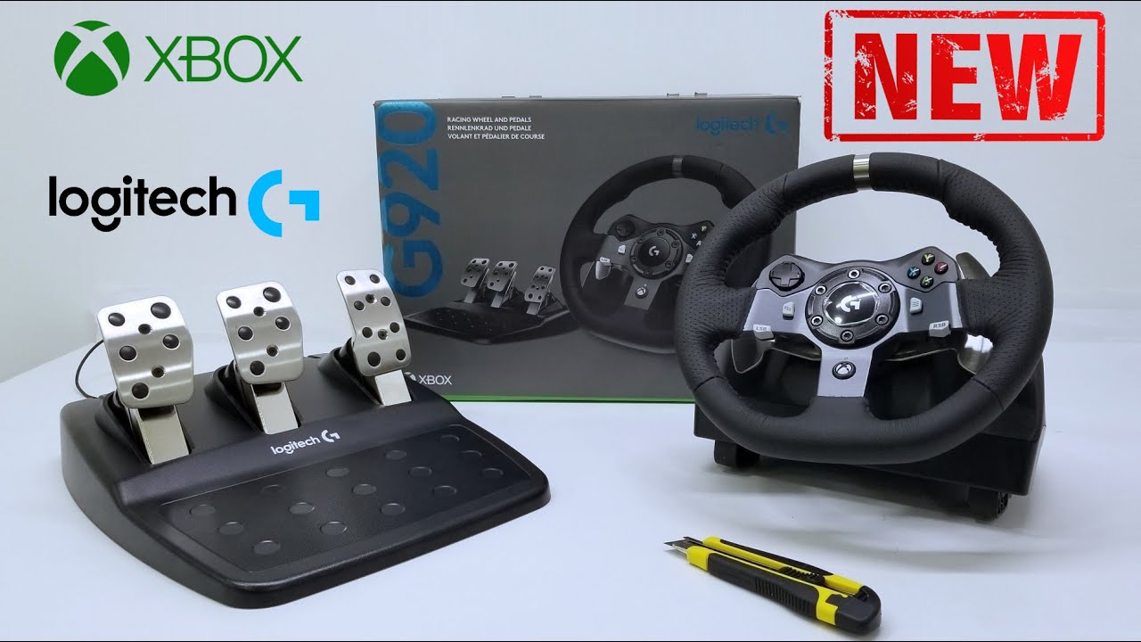Logitech G920 Steering Wheel For Xbox Series X|S/Xbox One/Windows 11|10 - Unboxing
