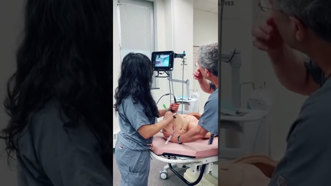 Practicing intubations! #SHORTS