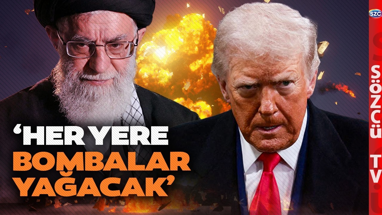 Trump İran Halkına Rejimi Devirin Emri Verip Tehdit Etti! 'Her Yere Bombalar Yağacak'