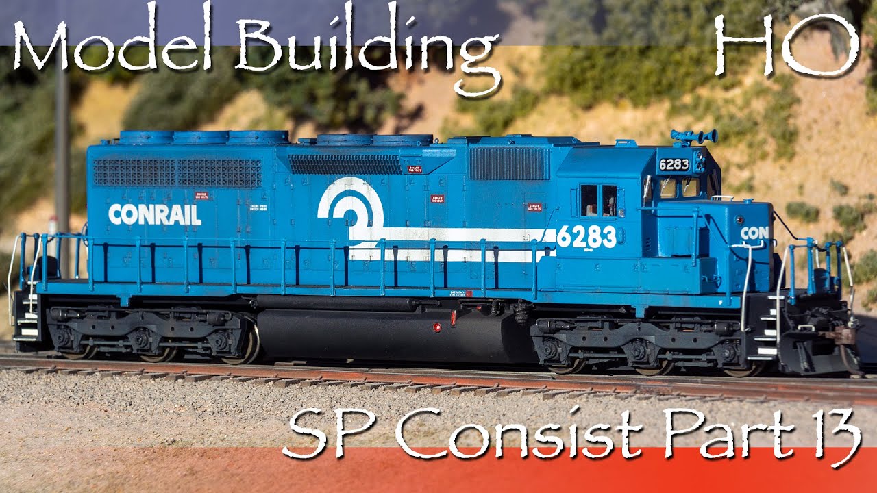 Model Building HO SP Consist Build 13 - Final Details & Weathering