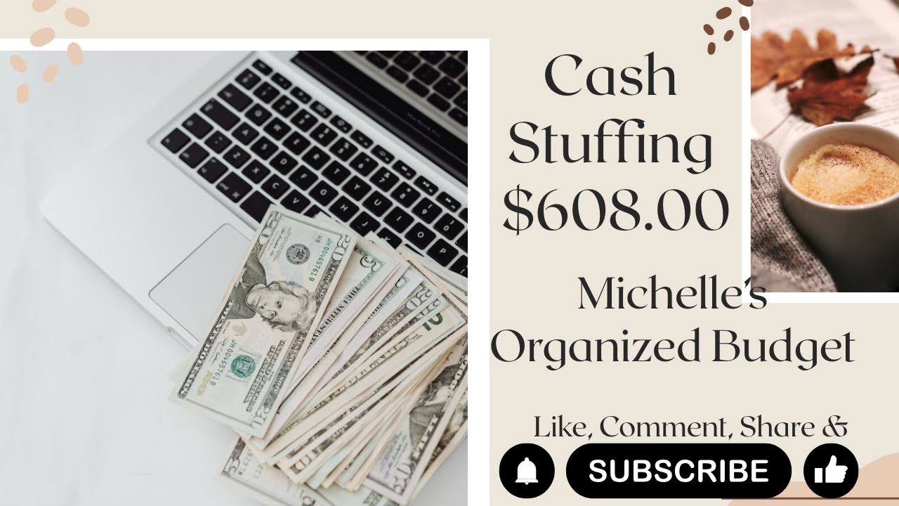 Cash Envelope Stuffing $608.00 I Sinking Funds & Savings #lowincome #money #savings #roadto500subs
