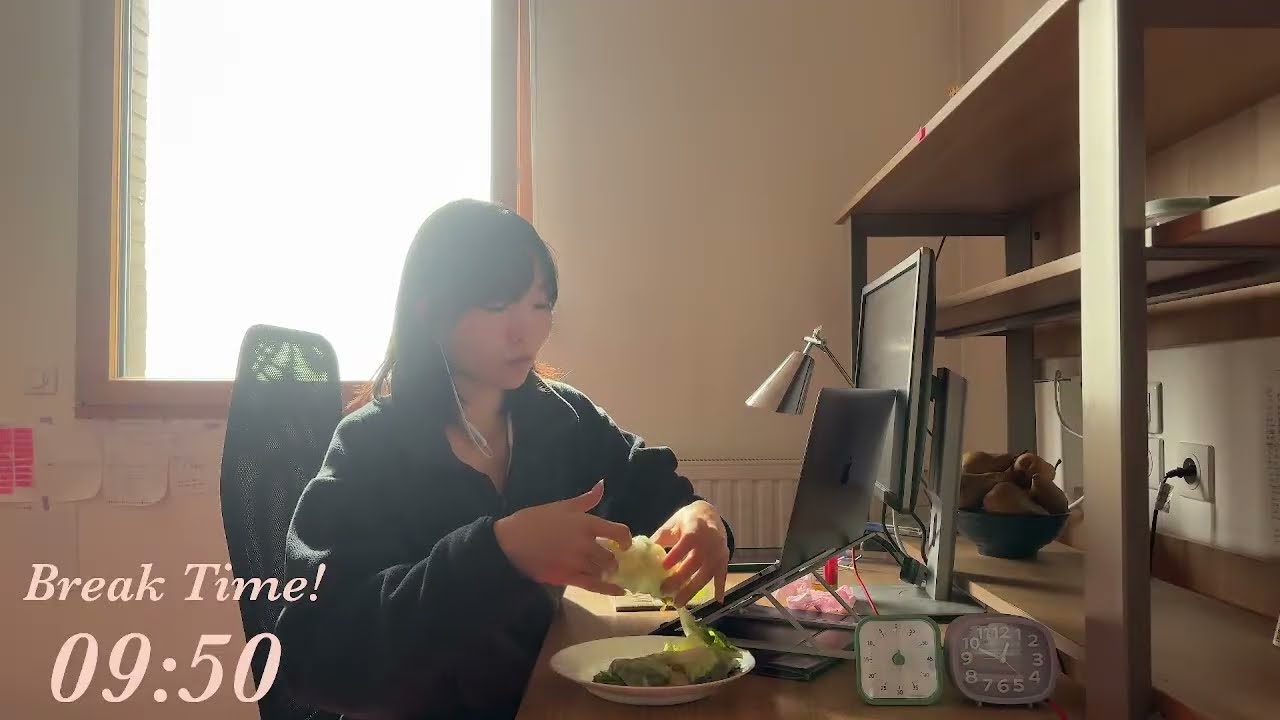 study with me🌱 4 hour | no music