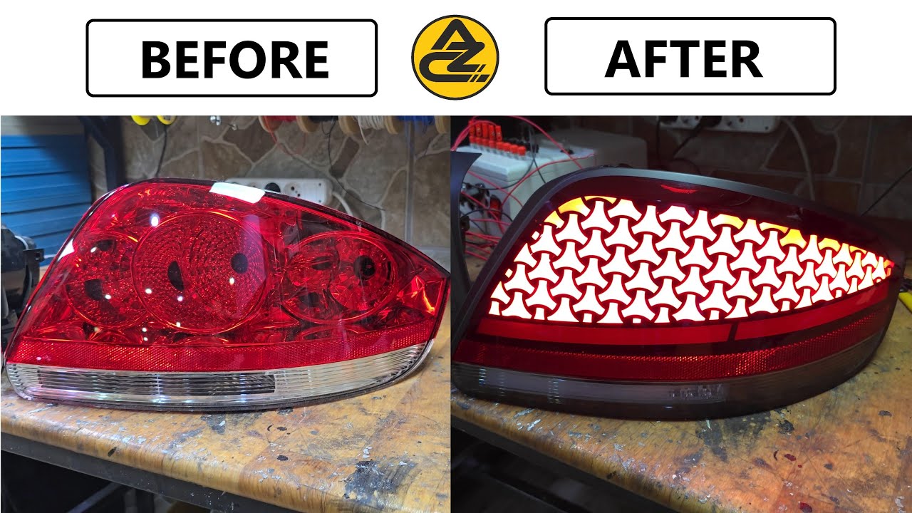 Как это сделано Fiat Linea Led Задний фонарь